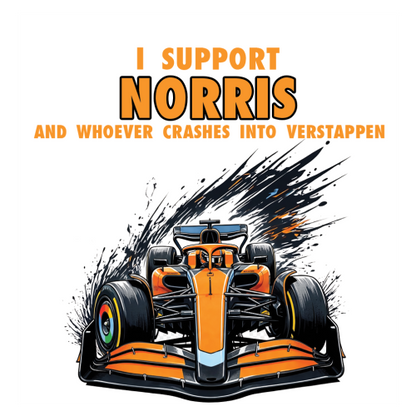 Lando Norris Relationship Status and Supporter Mugs - Optional Name, Handle Colour, Coaster and Card