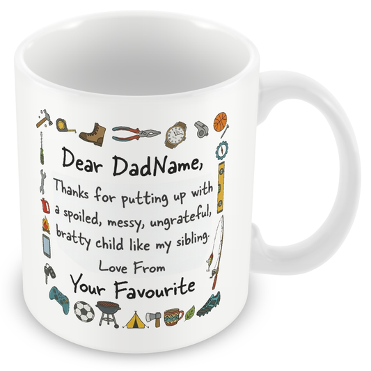 Personalised From Your Favourite Mug for Dads