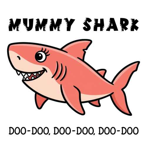 Personalised Mummy Shark Mug for Mums