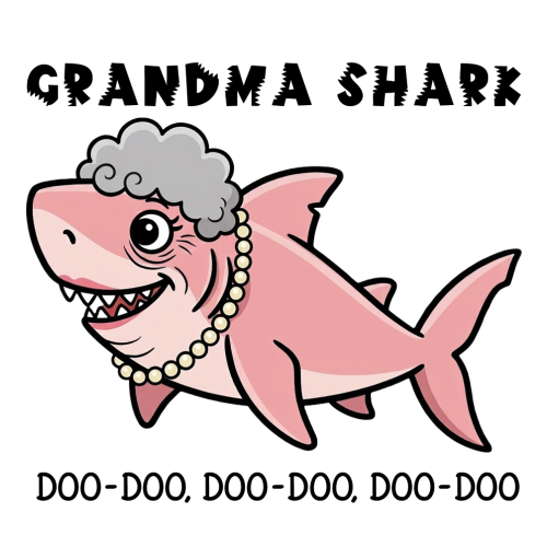 Personalised Grandma Shark Mug for Grandmas