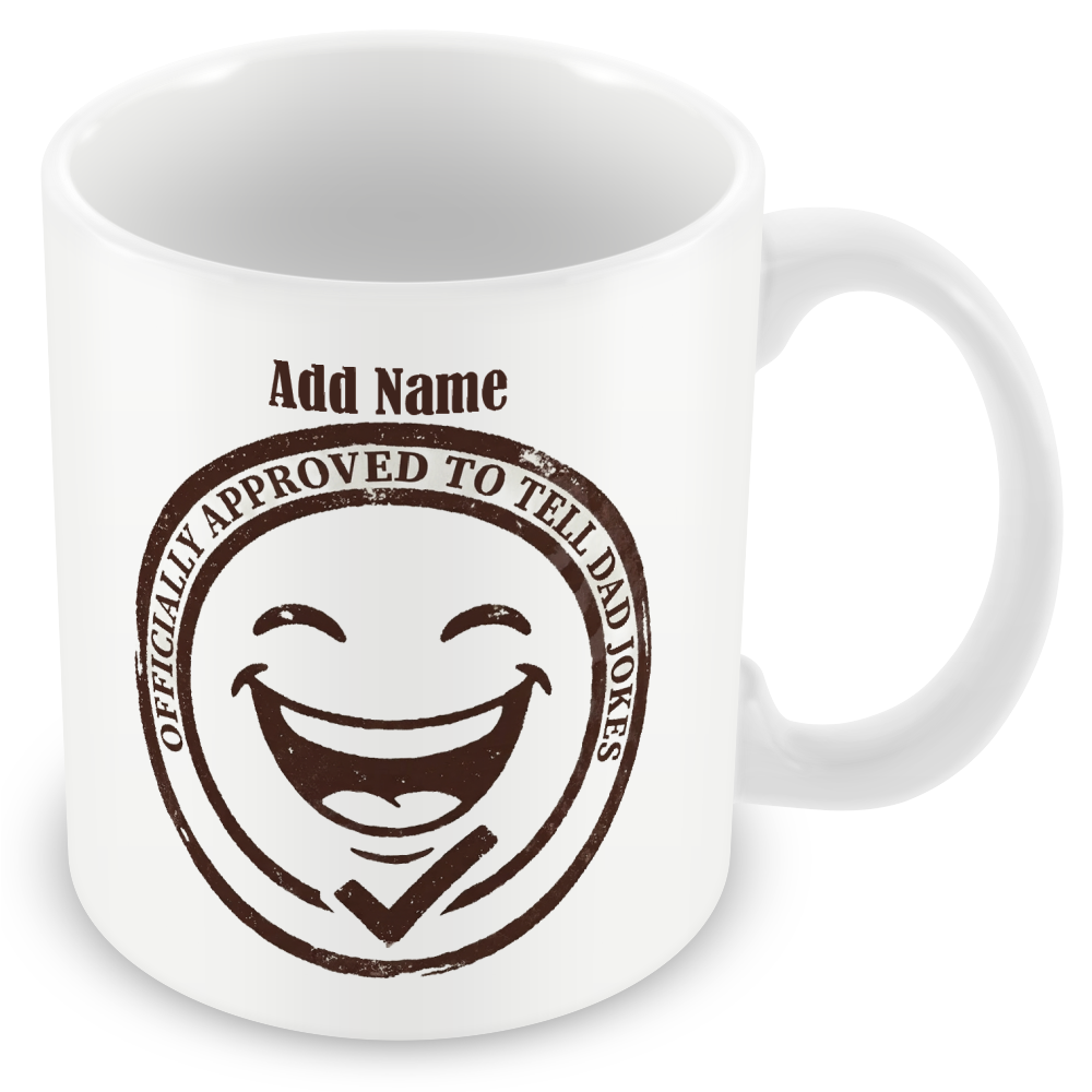 Personalised I Tell Dad Jokes Mug for Dads