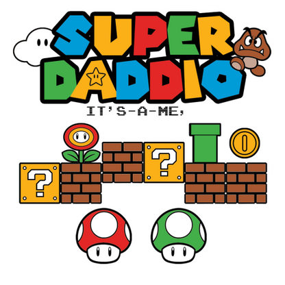 Personalised Super Daddio Mug for Dads - add up to 3 Children