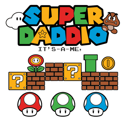 Personalised Super Daddio Mug for Dads - add up to 3 Children