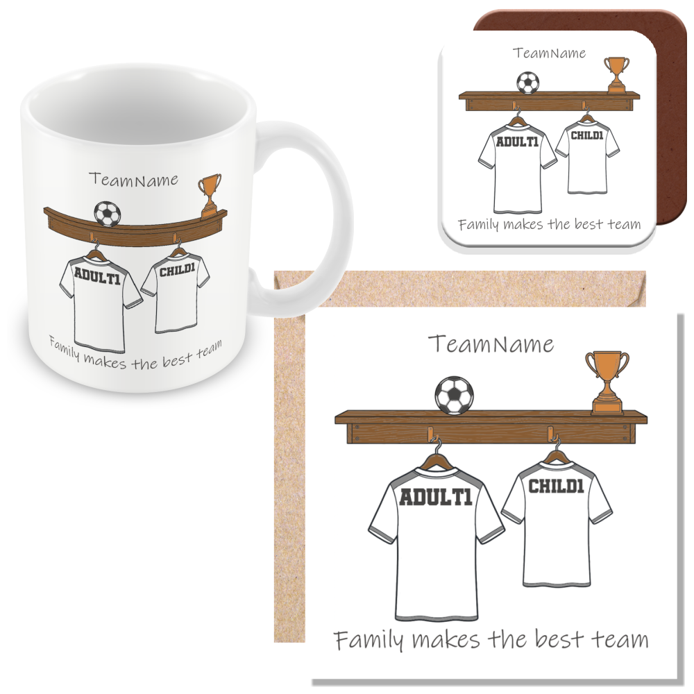 Personalised Daddy's Football Team Mug for Dads