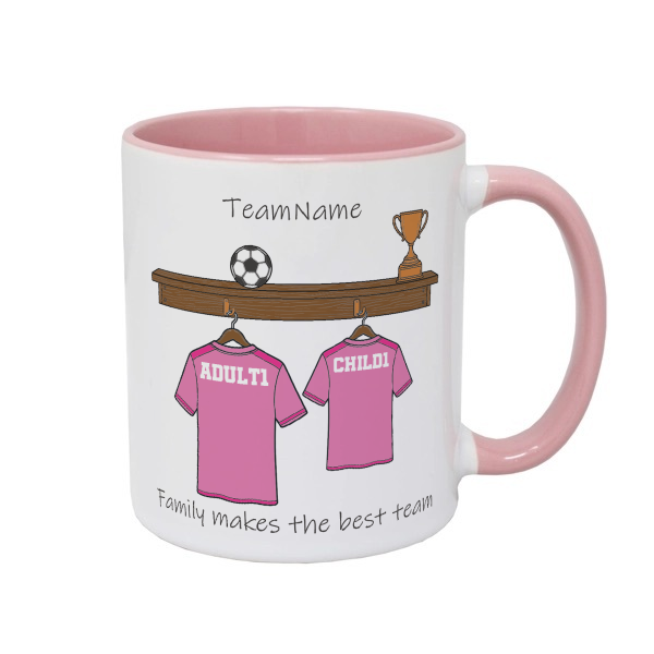 Personalised Daddy's Football Team Mug for Dads