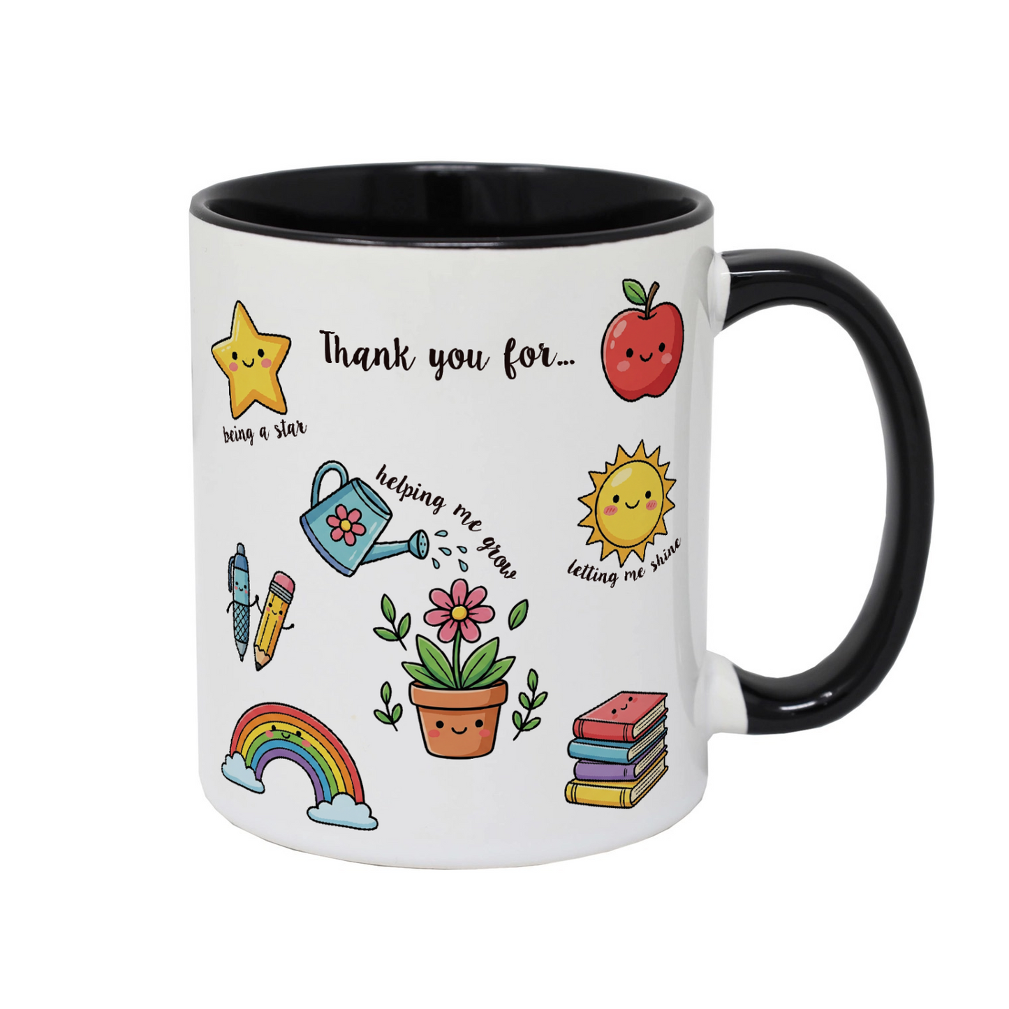 Personalised Teacher Mug – Double-Sided, Add Teacher & Child's Name