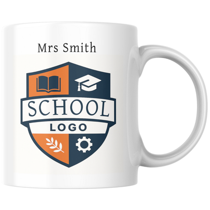 Personalised Mug or Coaster Any Text or Photo Printed Design Brand Logo