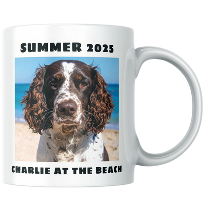 Personalised Mug or Coaster Any Text or Photo Printed Design Brand Logo