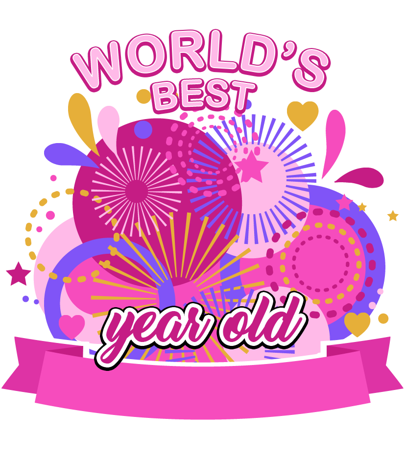 Personalised World's Best Birthday Gift for Men and Women - Pink or Blue