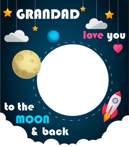 Personalised Photo Gift – “Love You to The Moon”