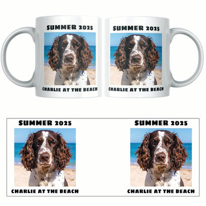 Personalised Mug or Coaster Any Text or Photo Printed Design Brand Logo