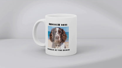 Personalised Mug or Coaster Any Text or Photo Printed Design Brand Logo