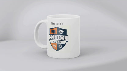 Personalised Mug or Coaster Any Text or Photo Printed Design Brand Logo