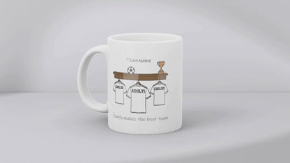 Personalised Daddy's Football Team Mug for Dads