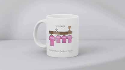Personalised Daddy's Football Team Mug for Dads
