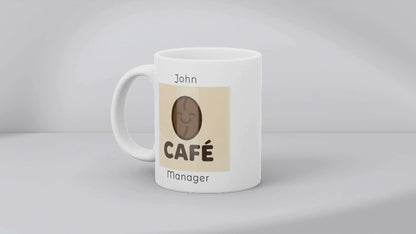 Personalised Mug or Coaster Any Text or Photo Printed Design Brand Logo